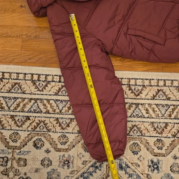 ARIZONA JEAN CO WOMEN'S JUNIORS WINTER BERRY HOODED COAT SIZE LARGE - Picture 14 of 15